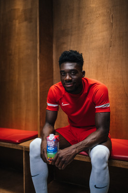 Alphonso Davies for BioSteel Germany Fabian Stoffers Fotograf Photographer Munich