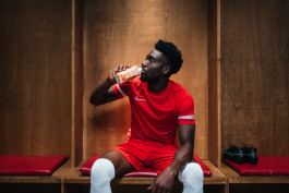 Alphonso Davies for BioSteel Germany Fabian Stoffers Fotograf Photographer Munich